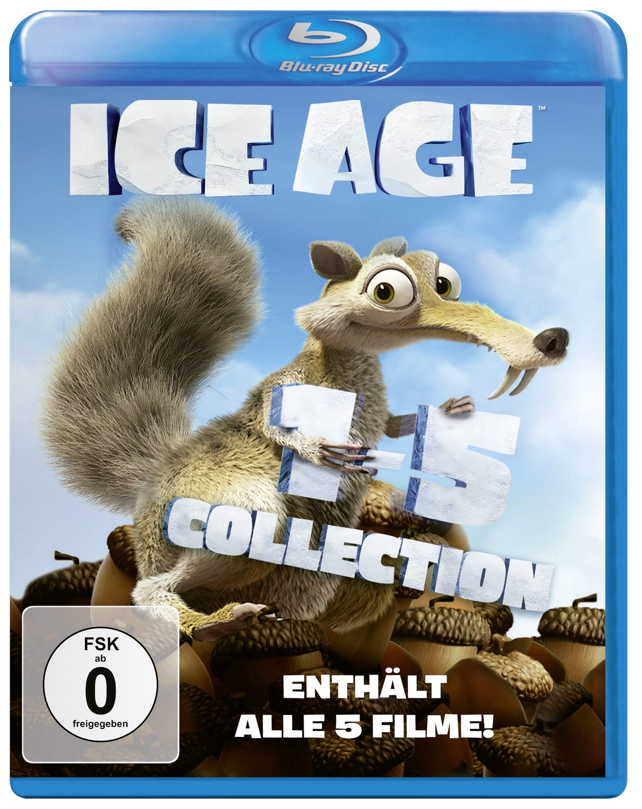 Ice Age - Box Set Teil 1-5 (Blu-ray) Ray Romano John Leguizamo Denis Leary
