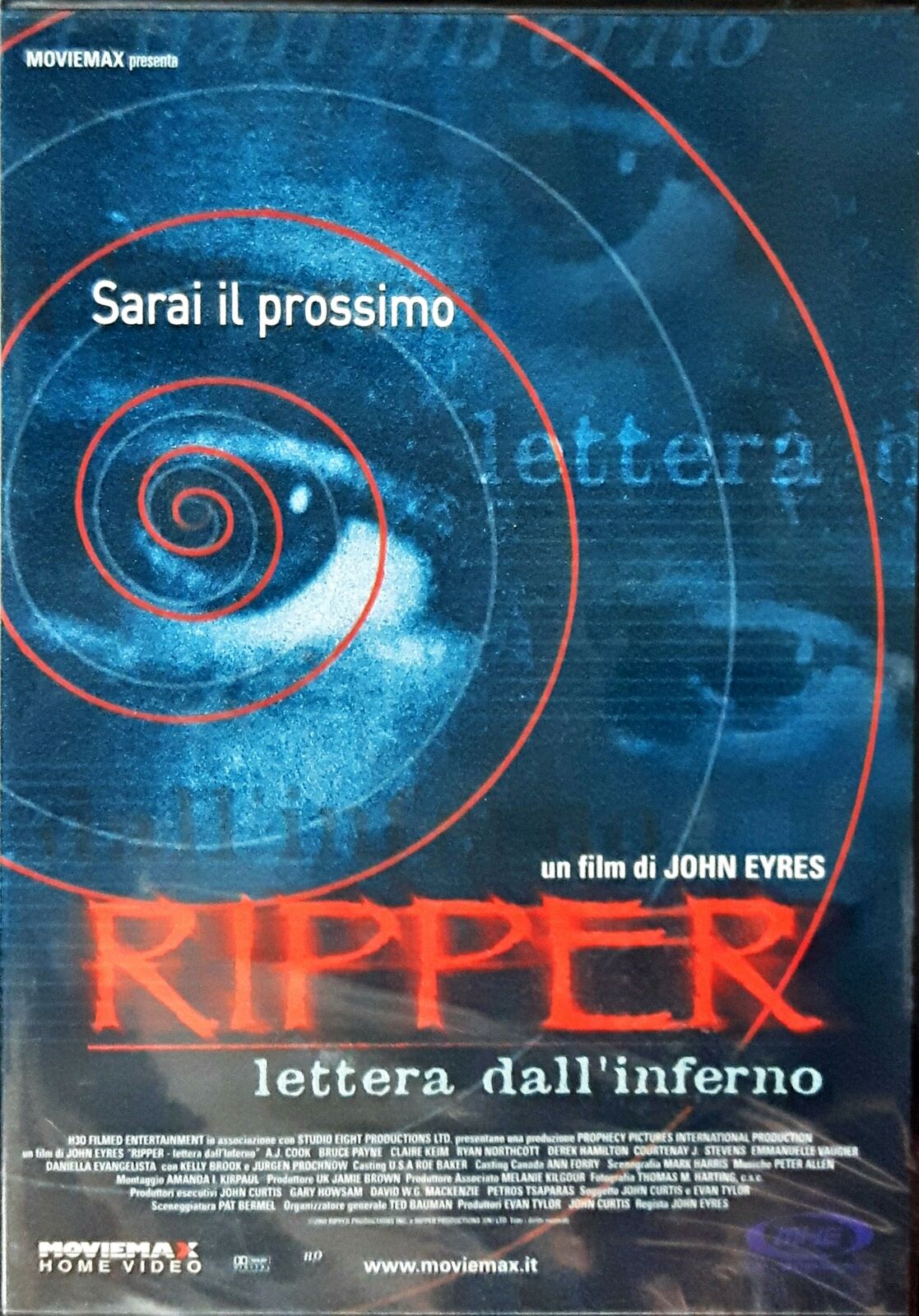 Ripeper Lettera Dall'Inferno John Eyres Dvd Sealed Sigillato