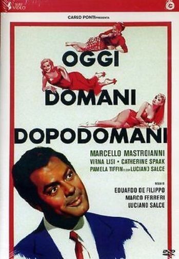 Dvd OGGI DOMANI DOPODOMANI *** Marcello Mastroianni ***  ......NUOVO