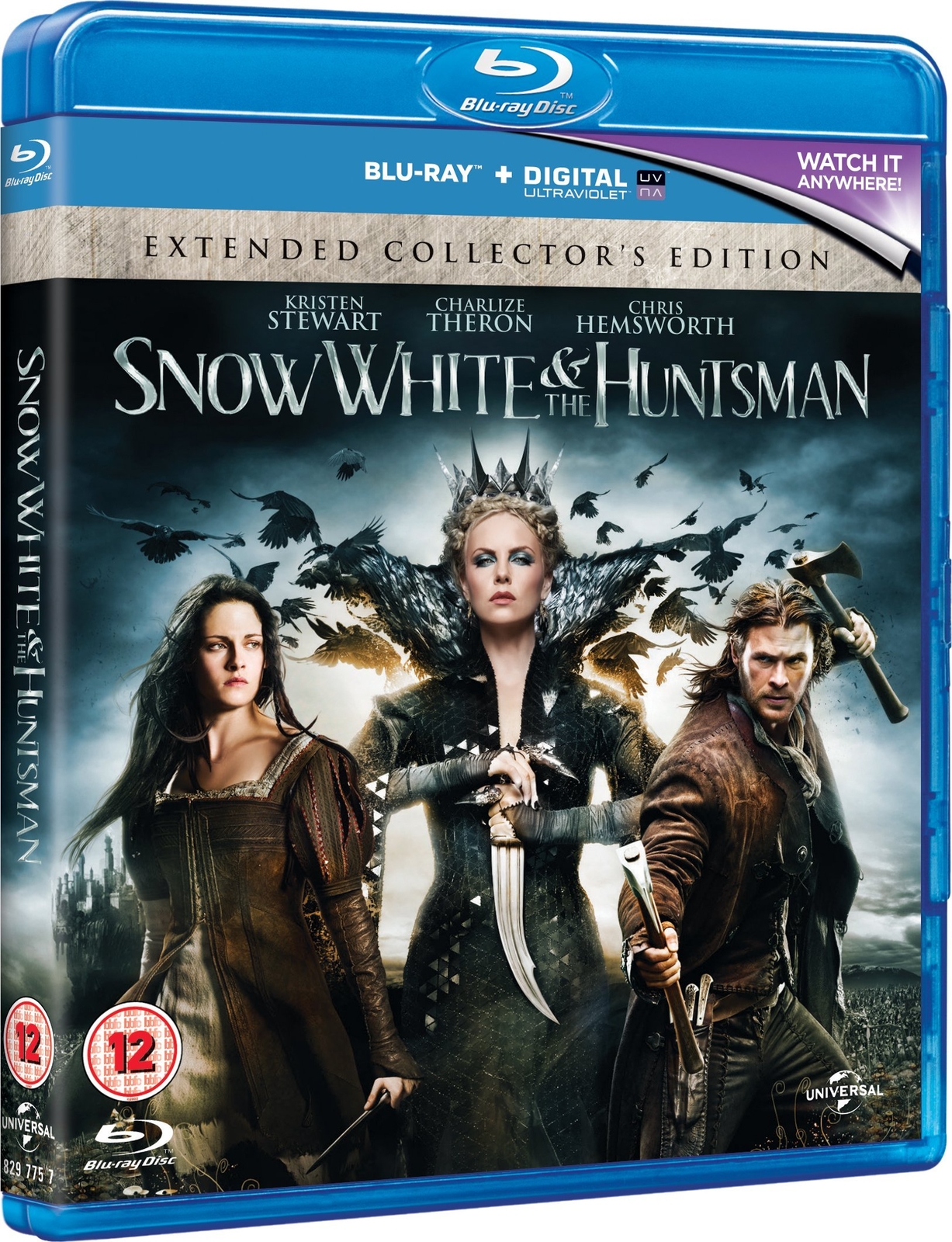 Snow White and the Huntsman (Blu-ray) Kristen Stewart Chris Hemsworth Nick Frost