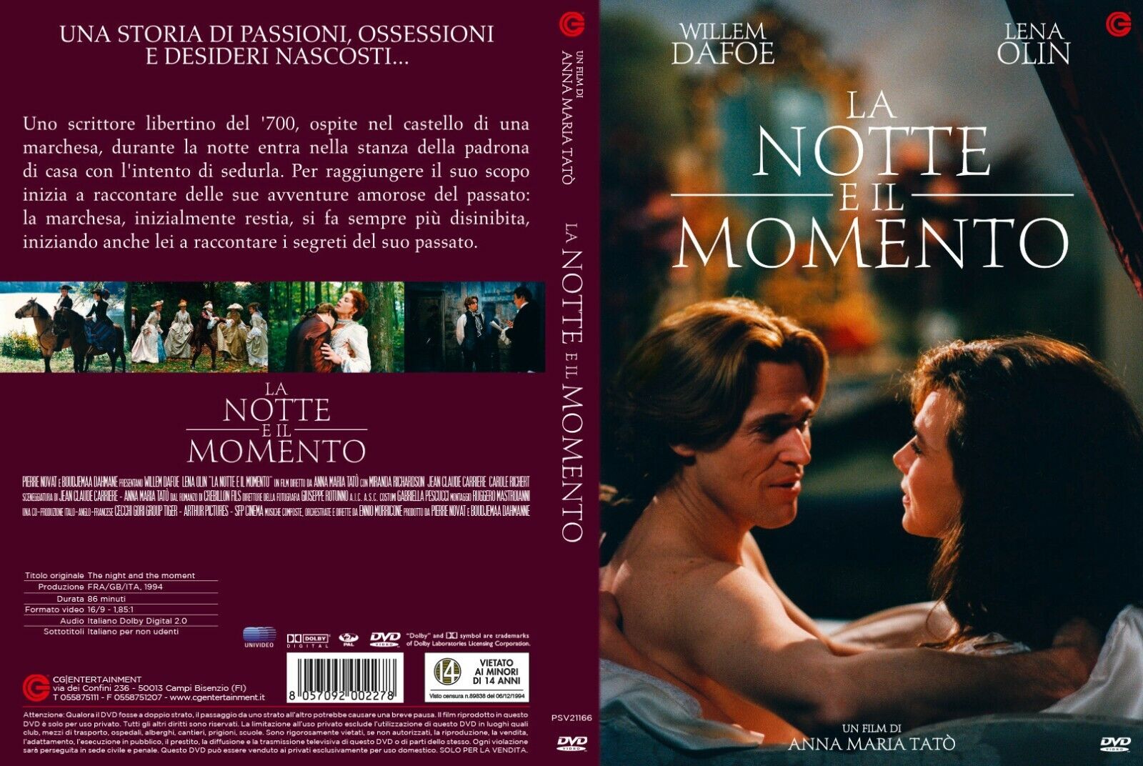 LA NOTTE E IL MOMENTO di Anna Maria Tatò (1994) DVD