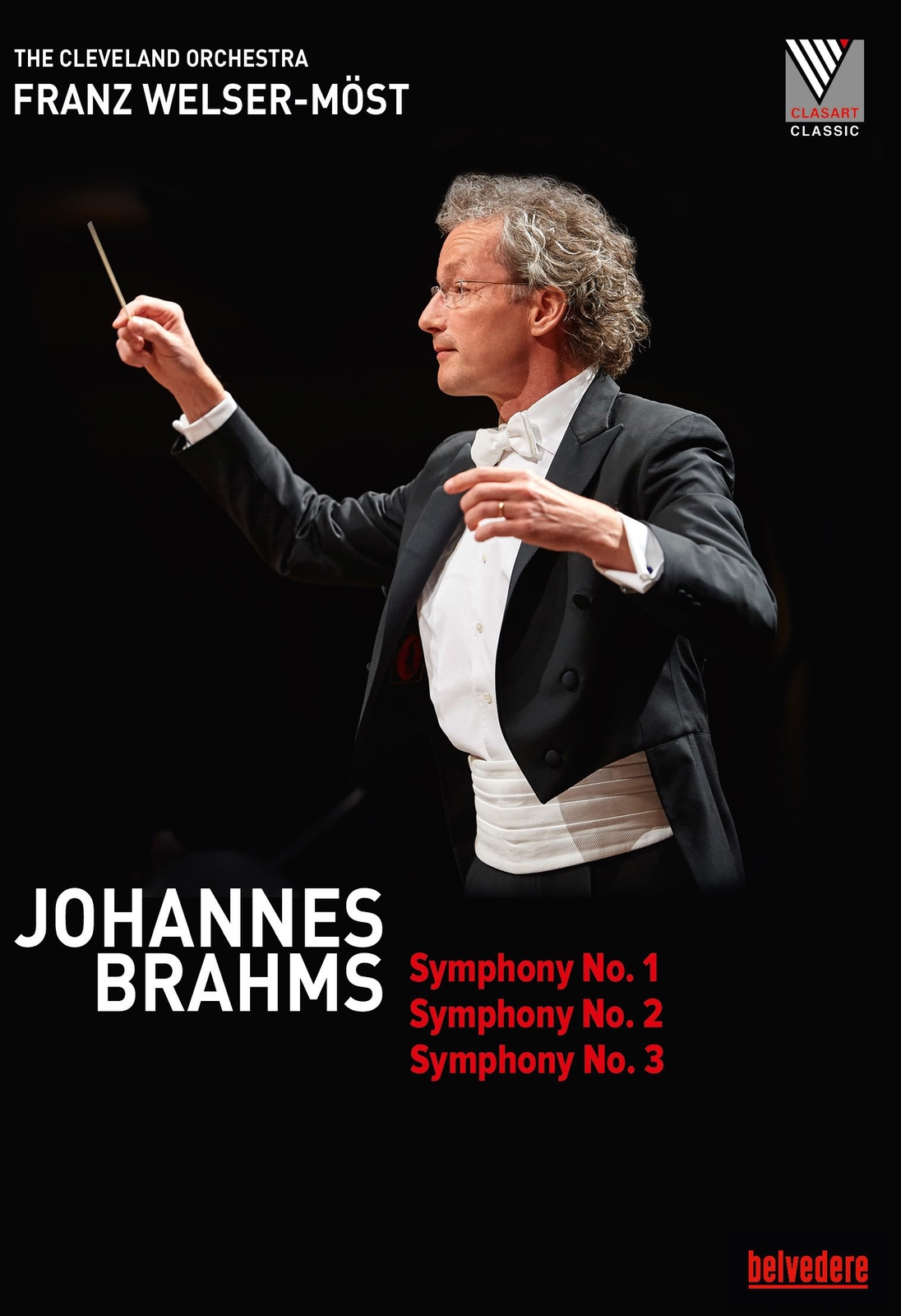 Brahms: Sinfonien 1,2,& 3 (DVD) Cleveland Orchestra Julia Fischer Yefim Bronfman