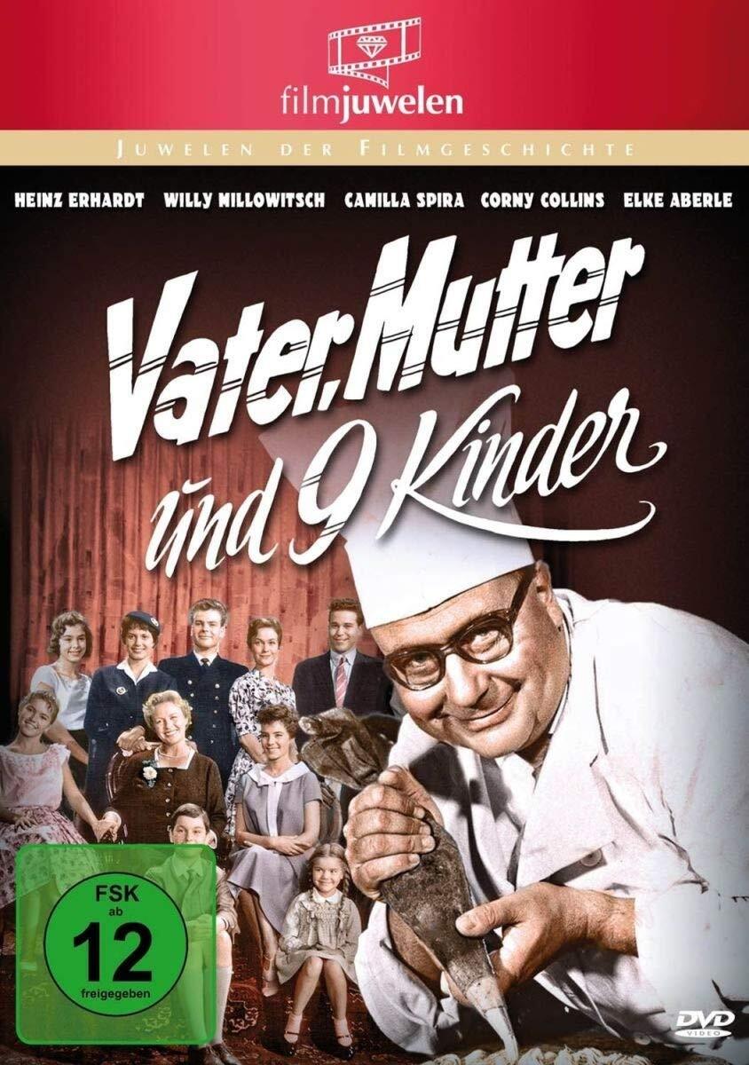 Vater, Mutter und 9 Kinder (DVD) Heinz Erhardt Camilla Spira Monika Ahrens