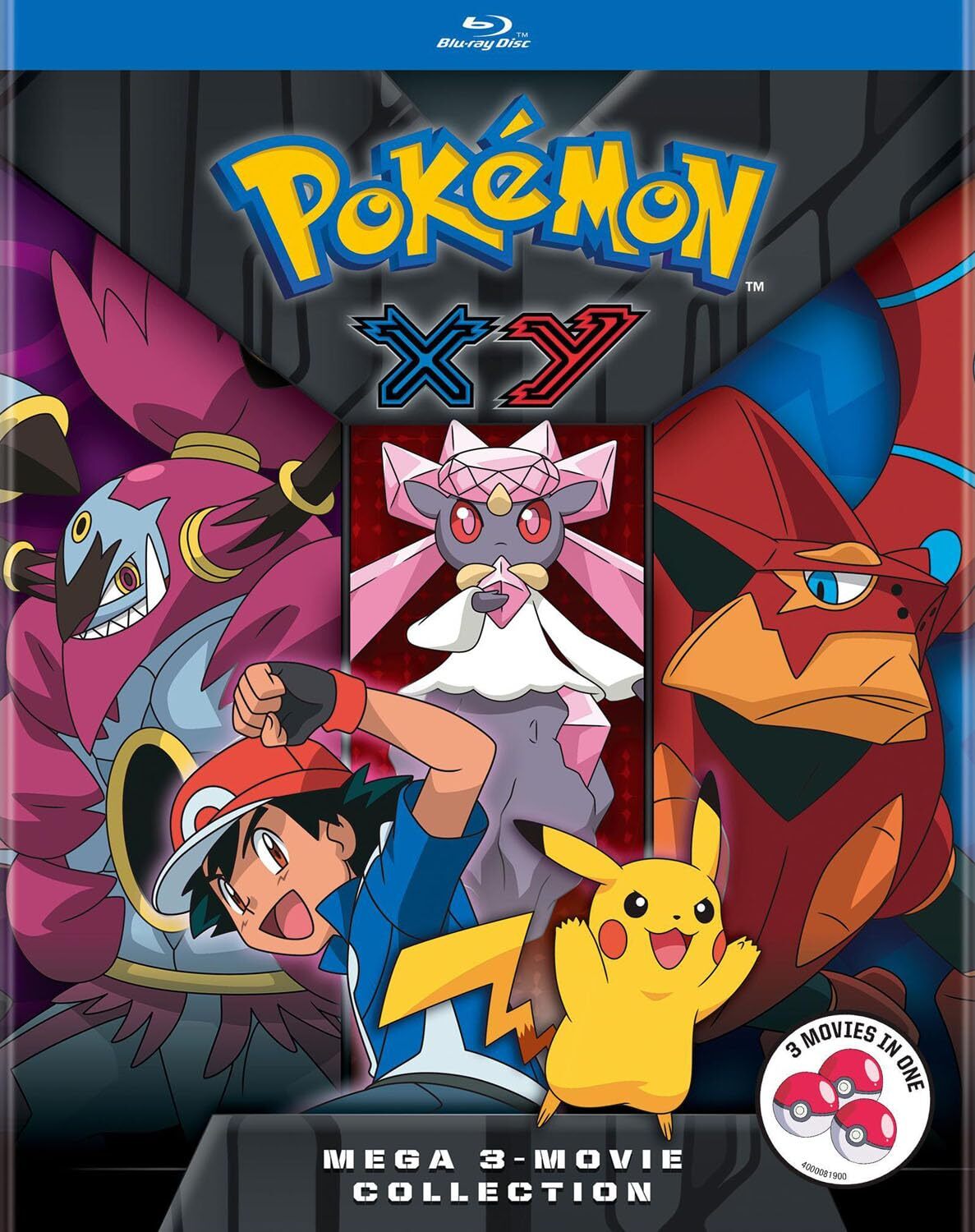 Pokémon XY Mega 3-Movie Collection (Blu-ray) Various