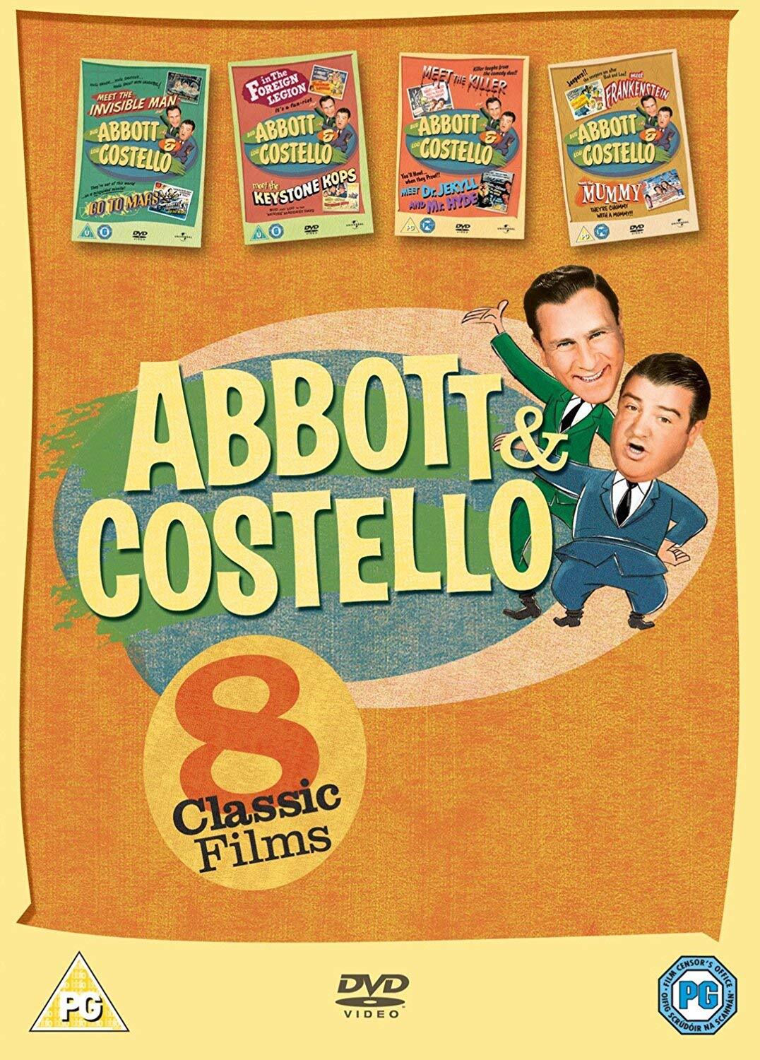 Abbott & Costello: 8 Classic Films (DVD) Bud Abbott Lou Costello Bela Lugosi