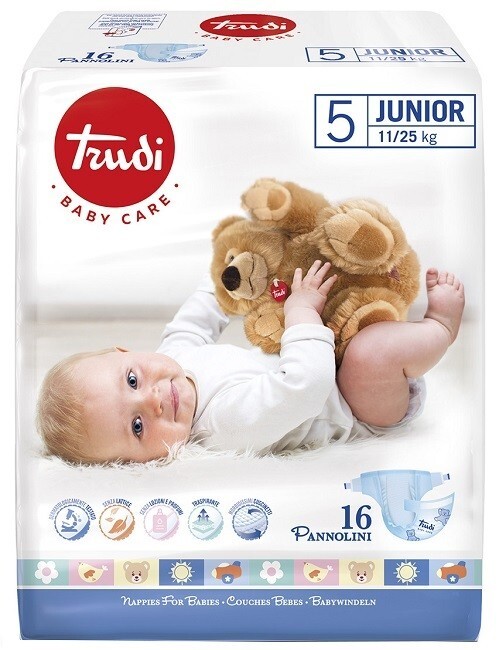 Pannolini Trudi Taglia 5 11-25 kg Junior 16 pannolini 00723 Trudi Baby Care