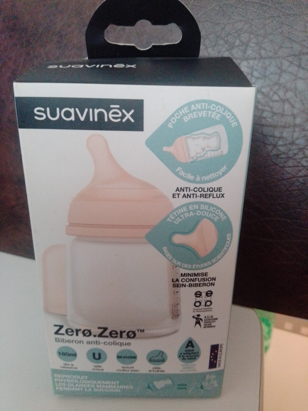 Suavinex Zerø.Zerø Anticolica Silicone Da Zero Mesi 180 ml