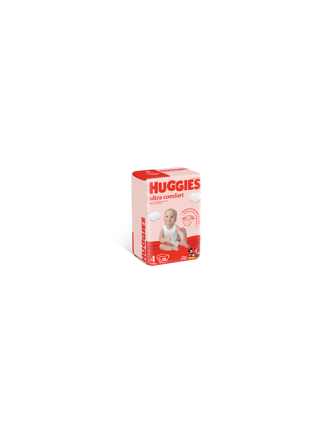 Huggies Pannolini Ultra Comfort Tg. 4 Maxi 7-18kg 18pz