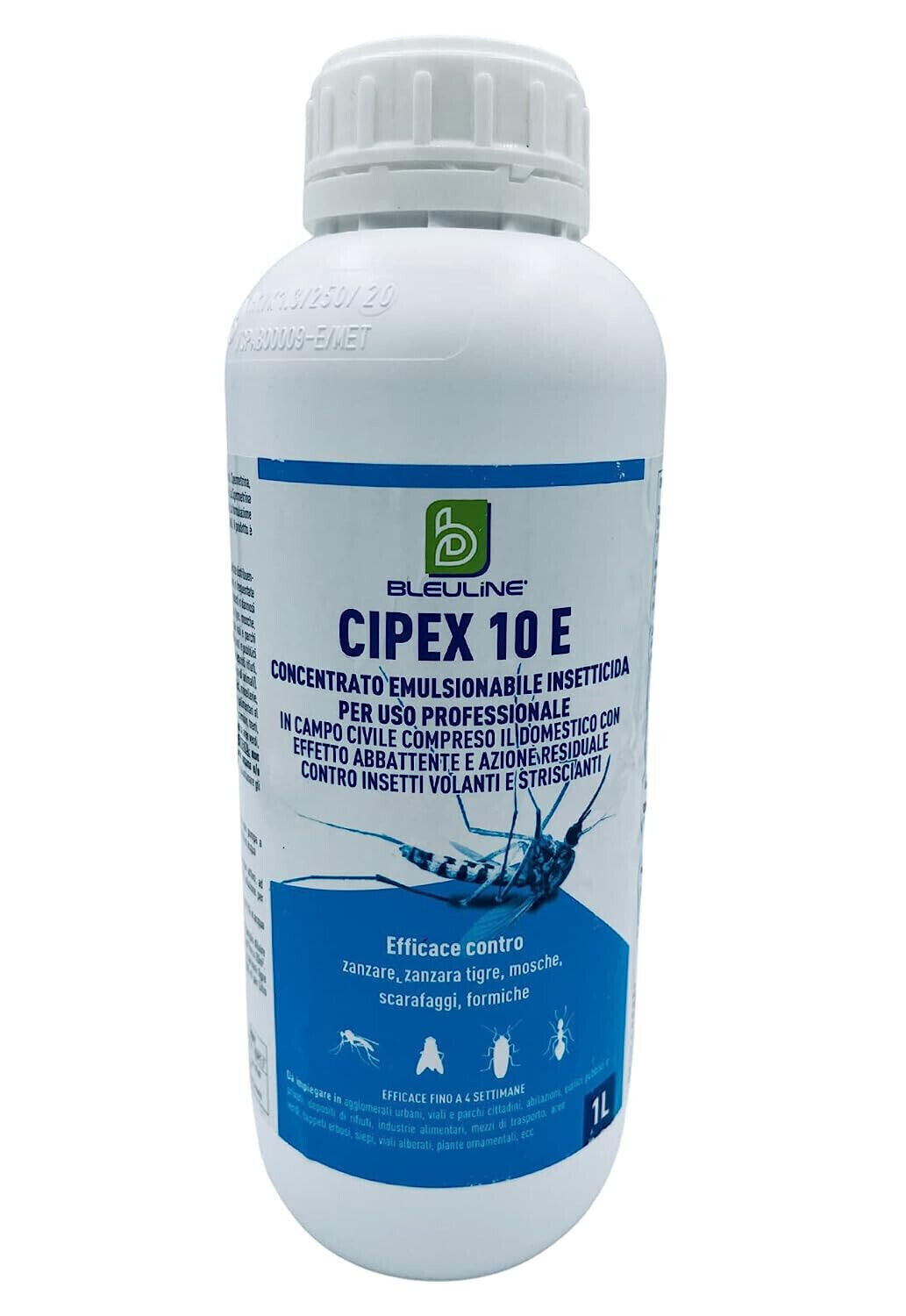 CIPEX 10 E INSETTICIDA A BASE DI CIPERMETRINA LT.1 ZANZARE ZECCHE PULCI MOSCHE