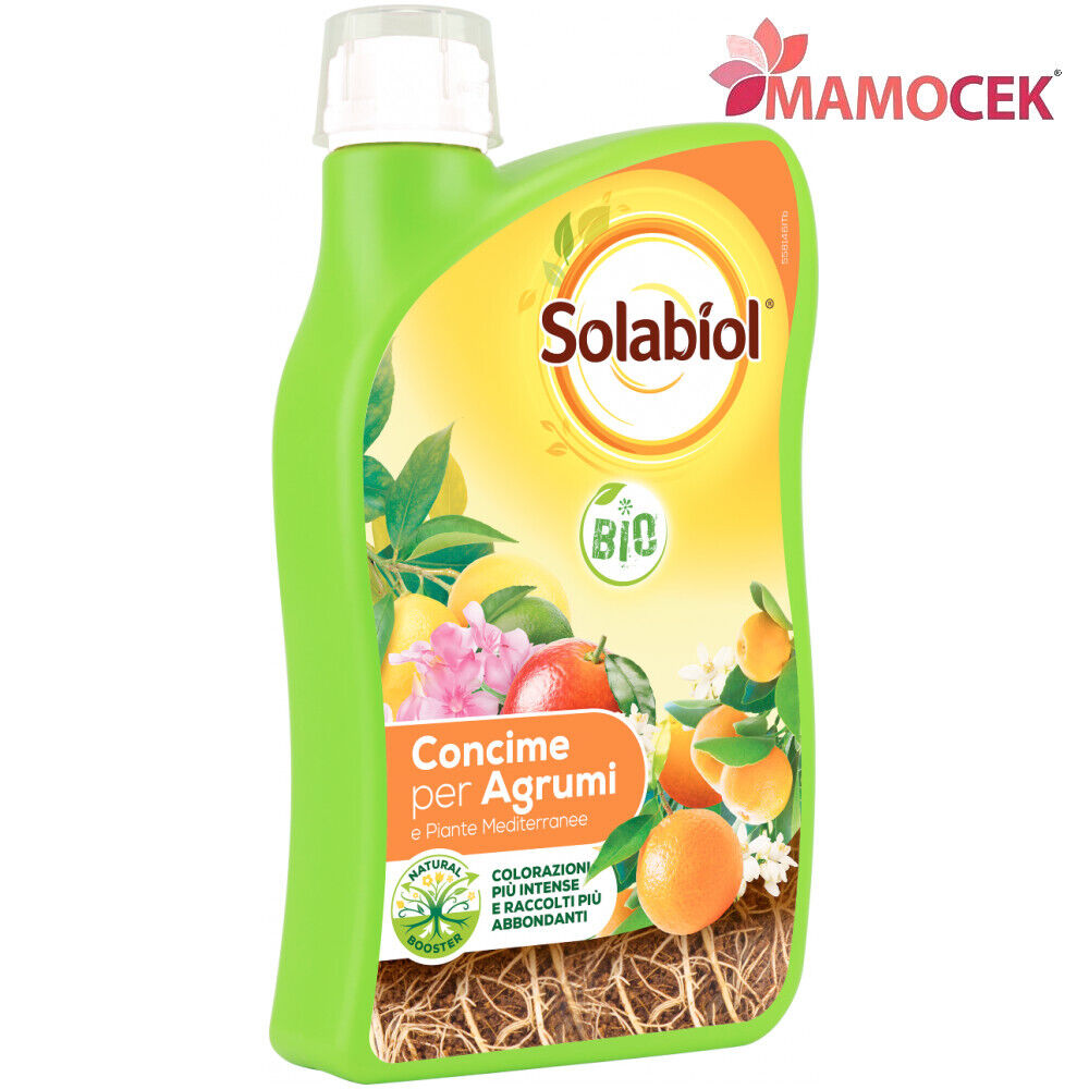 SOLABIOL Concime per agrumi piante mediterranee bio liquido 1L
