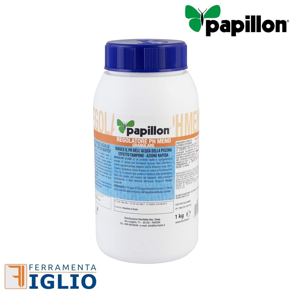 Correttore Riduttore PH- Granulare Azione Rapida Regolatore PH Acqua Piscine 1KG