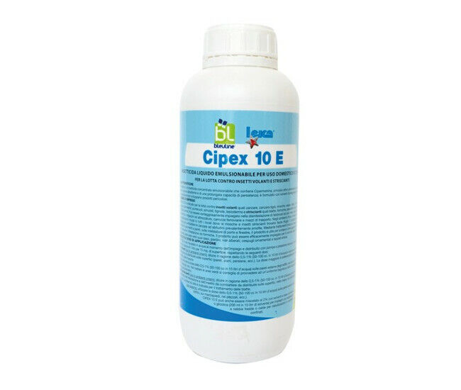 CIPEX 10E ml.500 INSETTICIDA CIPERMETRINA ABBATTENTE INSETTI VOLANTI STRISCIANT