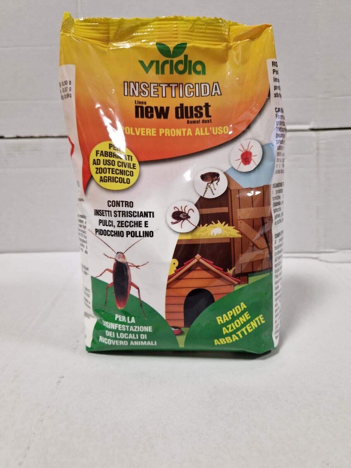Polvere insetticida Disinfestazione Contro Formiche, Pulci, Scarafaggi, 1 kg NEW