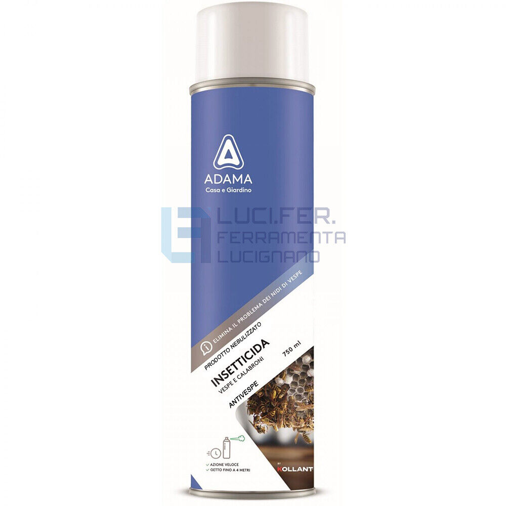 INSETTICIDA SPRAY ANTIVESPE SPRAY VESPICIDA PER VESPE E CALABRONI ML.750 ADAMA