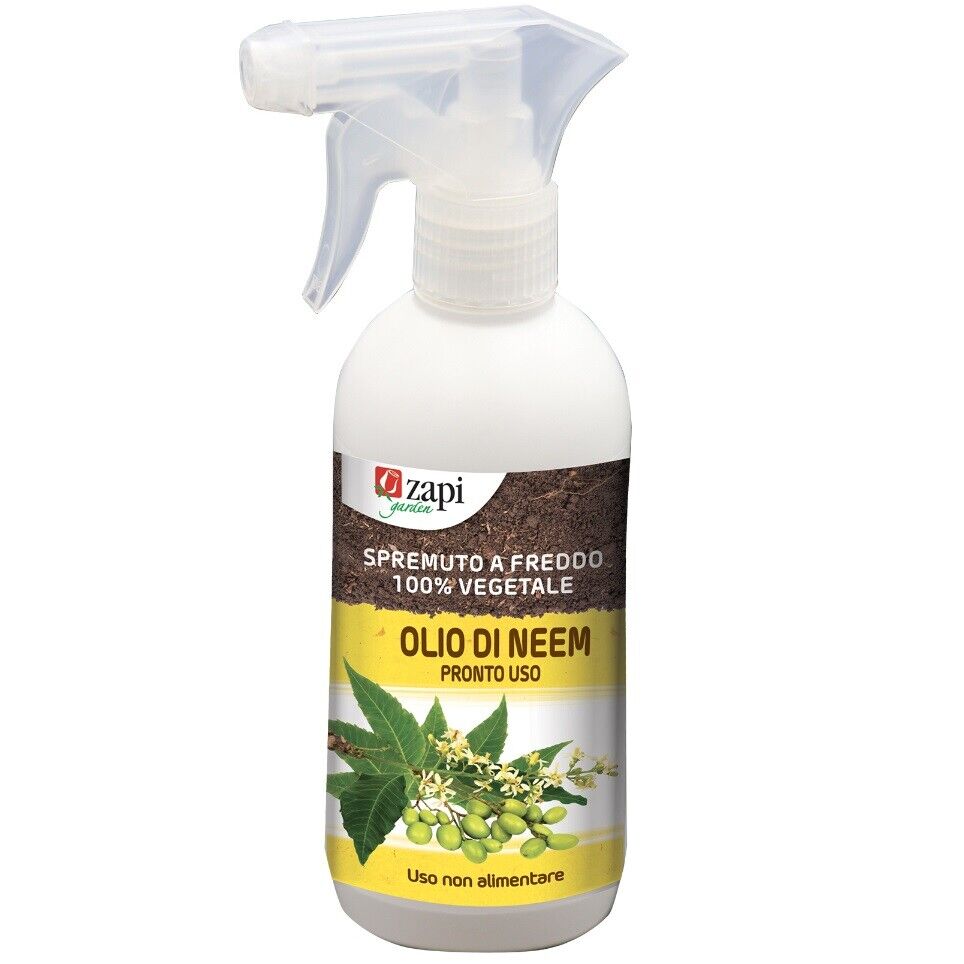 Olio di neem insetticida biologico PRONTO USO per piante antiparassitario BIO