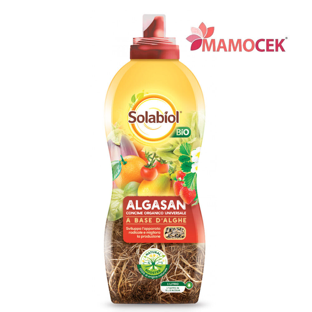 SOLABIOL Algasan bio concime liquido universale a base di alga 1L