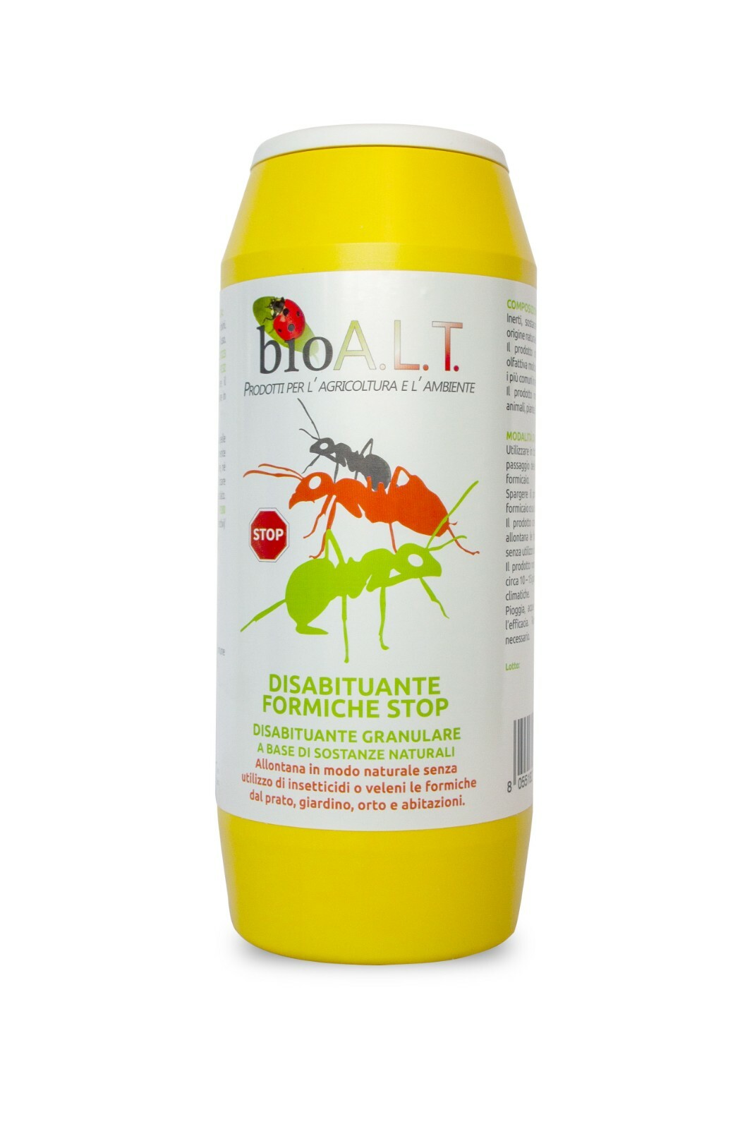 Disabituante Formiche Insetti Terricoli Naturale Barriera granulare blatte 1 kg