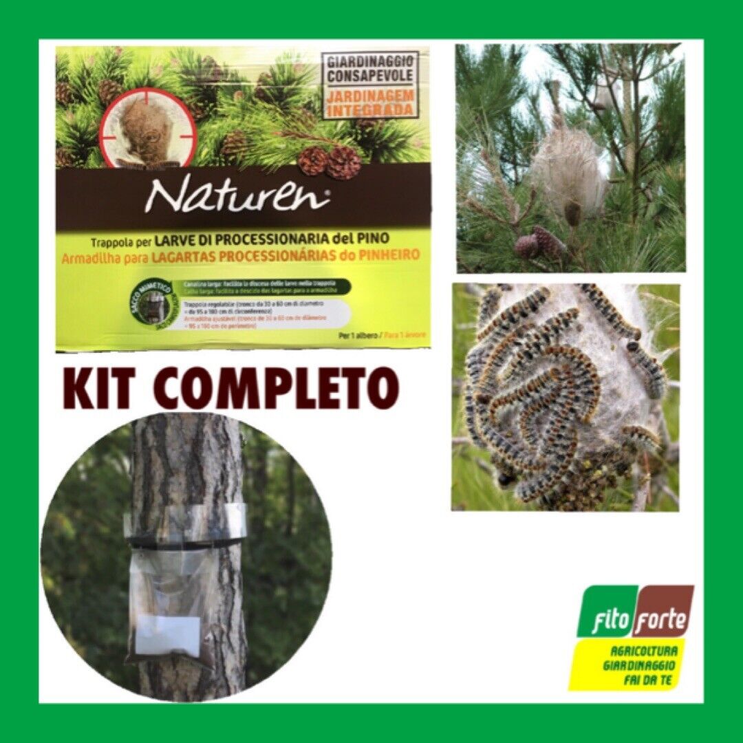 TRAPPOLA PER LARVE/BRUCODI PROCESSIONARIA DEL PINO NATUREN KIT COMPLETO BRUCO