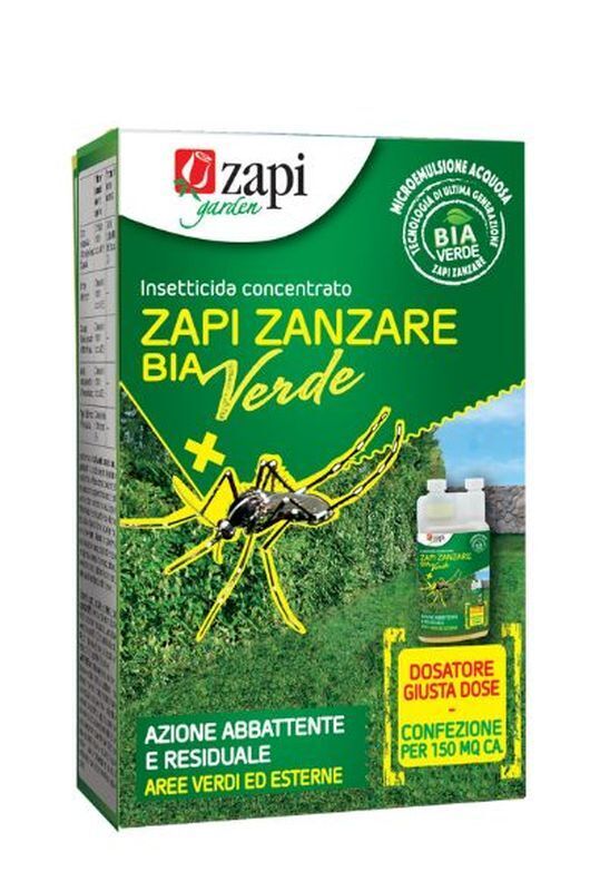 Zapi Zanzare Bia Verde Insetticida Concentrato 100ml