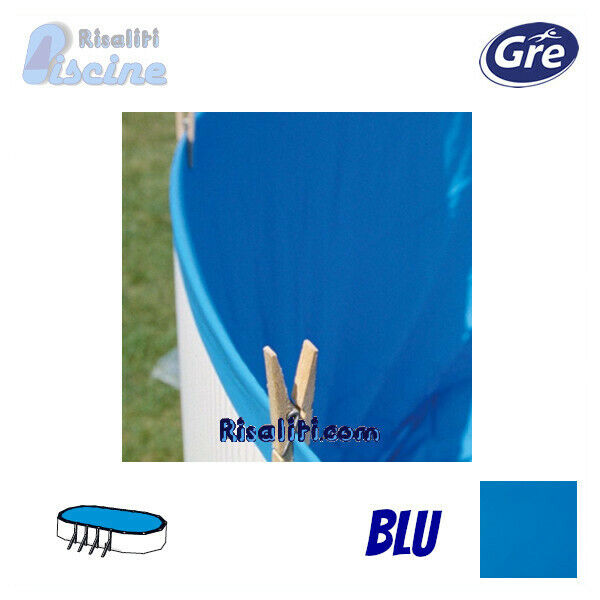 FSPROV500 LINER BLU 40/100 DI RICAMBIO PER PISCINA OVALE GRE 500X300XH120