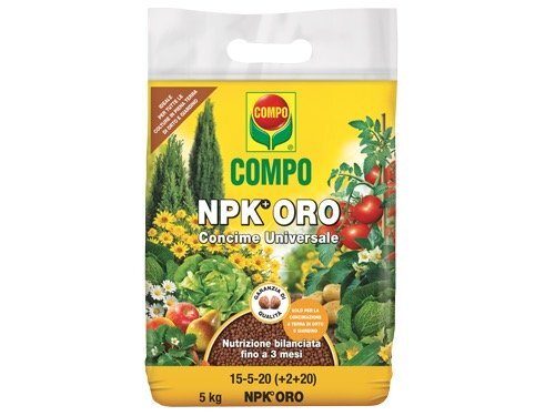 CONCIME GRANULATO COMPO NPK+ORO KG.4