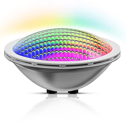 LyLmLe Led Piscina PAR56, 30W Luci LED Sommergibile PAR56  (x3K)