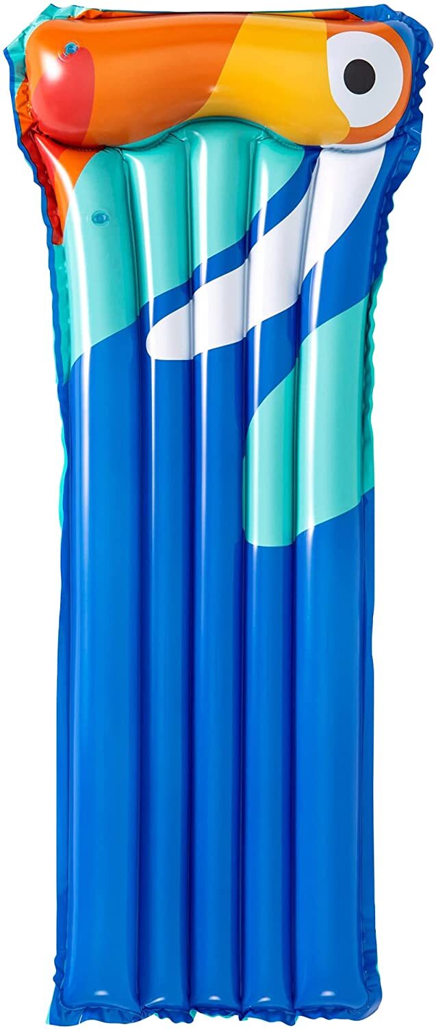 MATERASSINO GONFIABILE - FENICOTTERO - BLU - MARE - PISCINA - BESTWAY