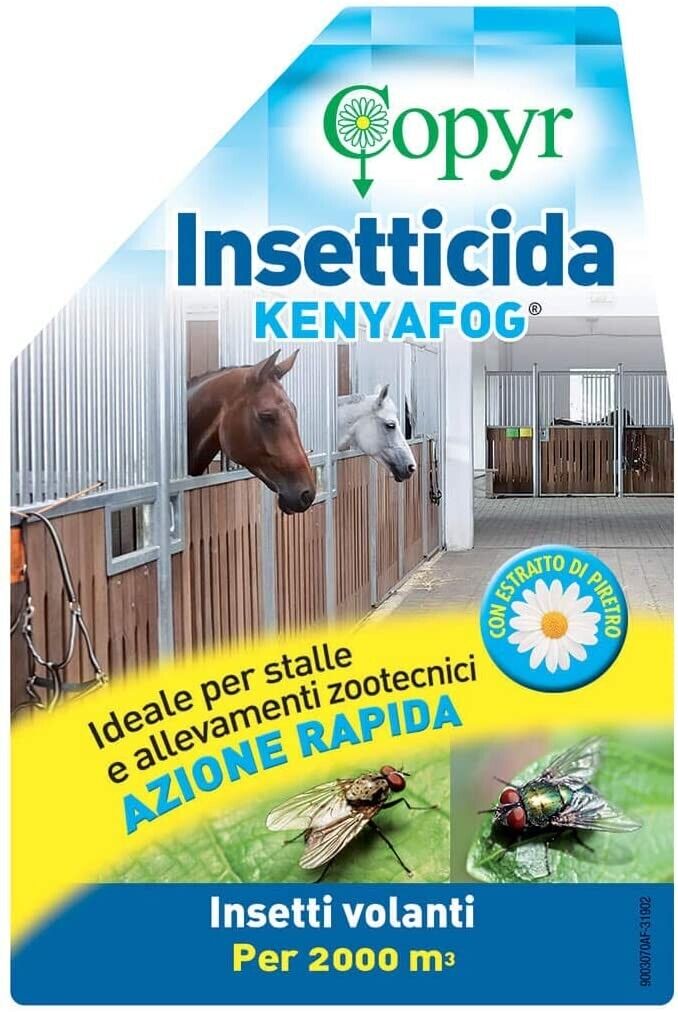 Copyr-KENYAFOG-Insetticida insetti volanti mosche, zanzare, vespe,scarafaggi-1lt