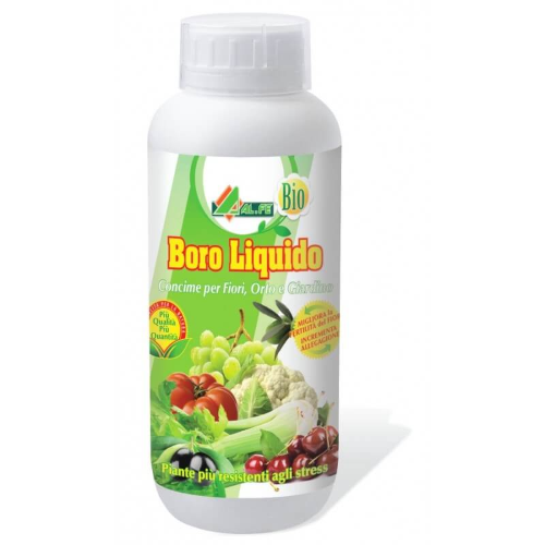 BORO LIQUIDO 1 KG CONCIME PER FIORI ORTO