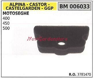 Filtro aria ALPINA motore motosega modelli 400 450 500 codice 3781470