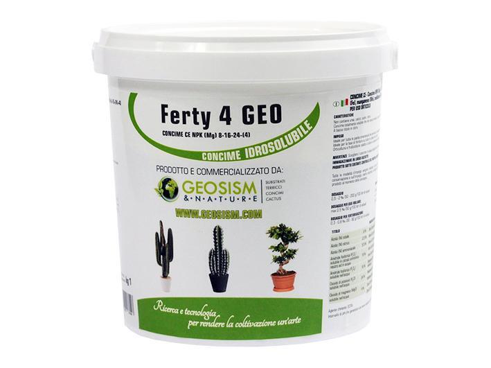 Ferty 4, NPK(Mg) 8-16-24+(4) + microelementi (1 kg), concime in polvere idrosolu