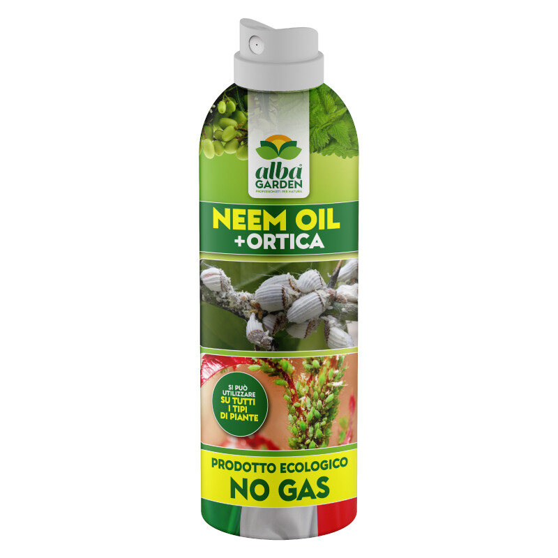 Olio di Neem + Ortica Repellente Antiparassitario Spray BIO Pronto Uso 250 ml