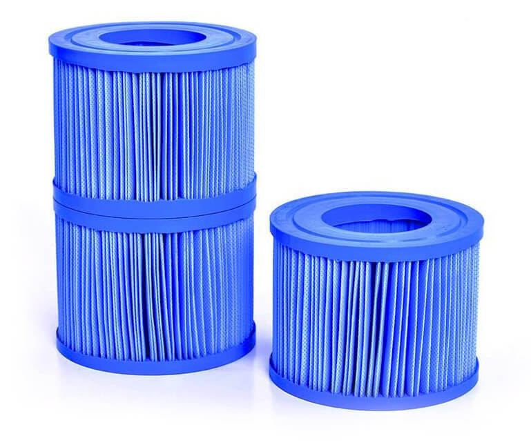 Set 3 Cartucce Filtro Antibatteriche per Piscina Idromassaggio NetSpa Vita e