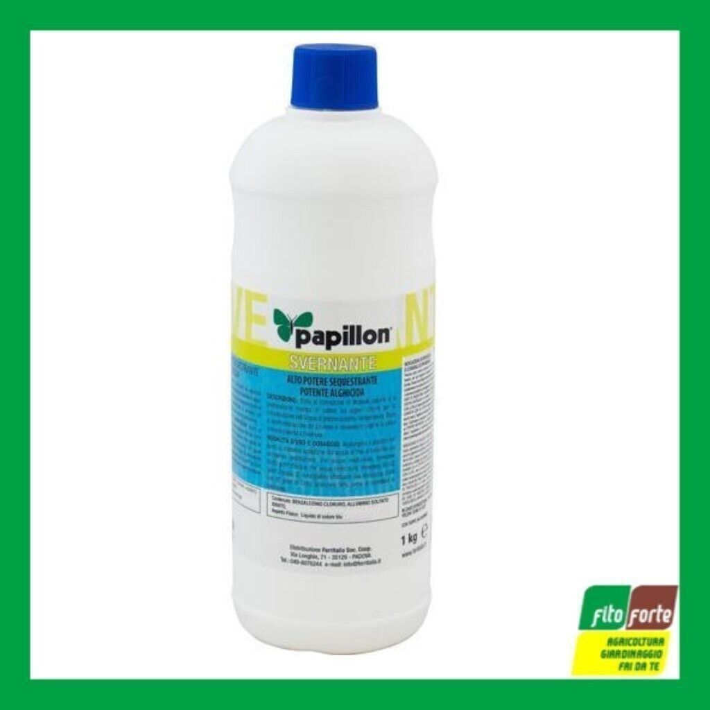 ALGHICIDA LIQUIDO SVERNANTE PER PISCINE 1KG ANTIALGHE PAPILLON
