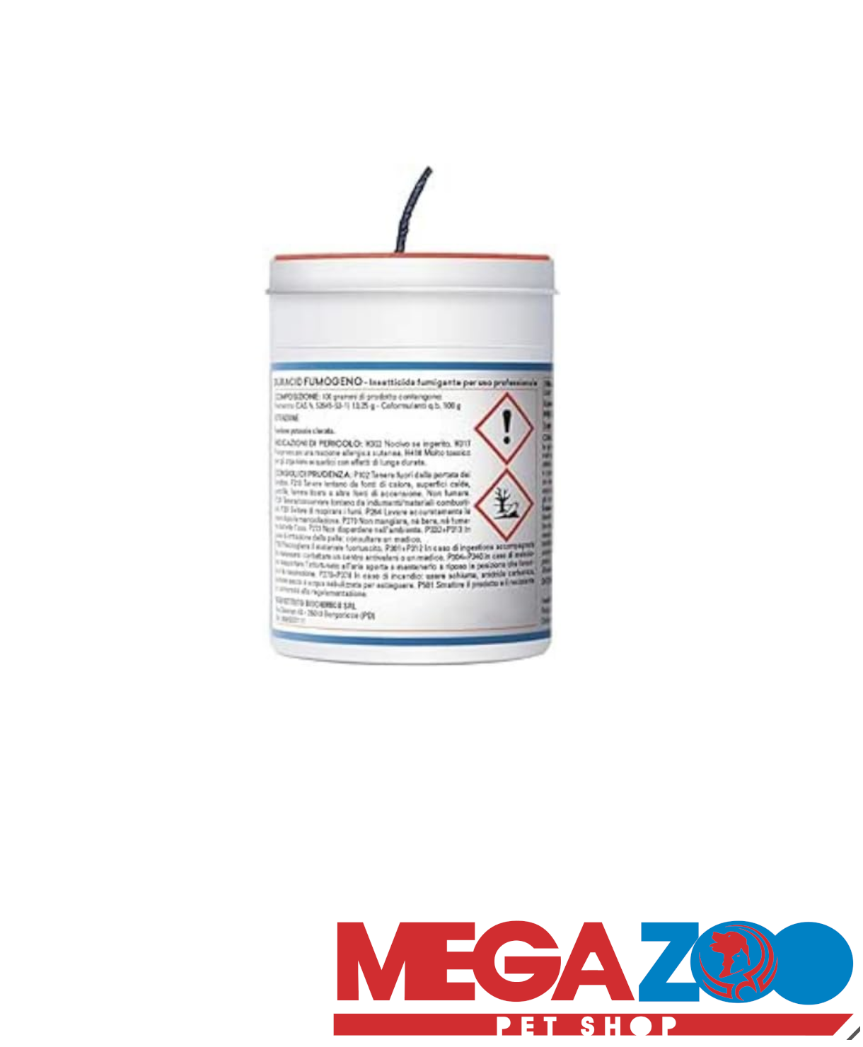 Duracid fumogeno Insetticida fumigante ad ampio spettro d'azione.27gr