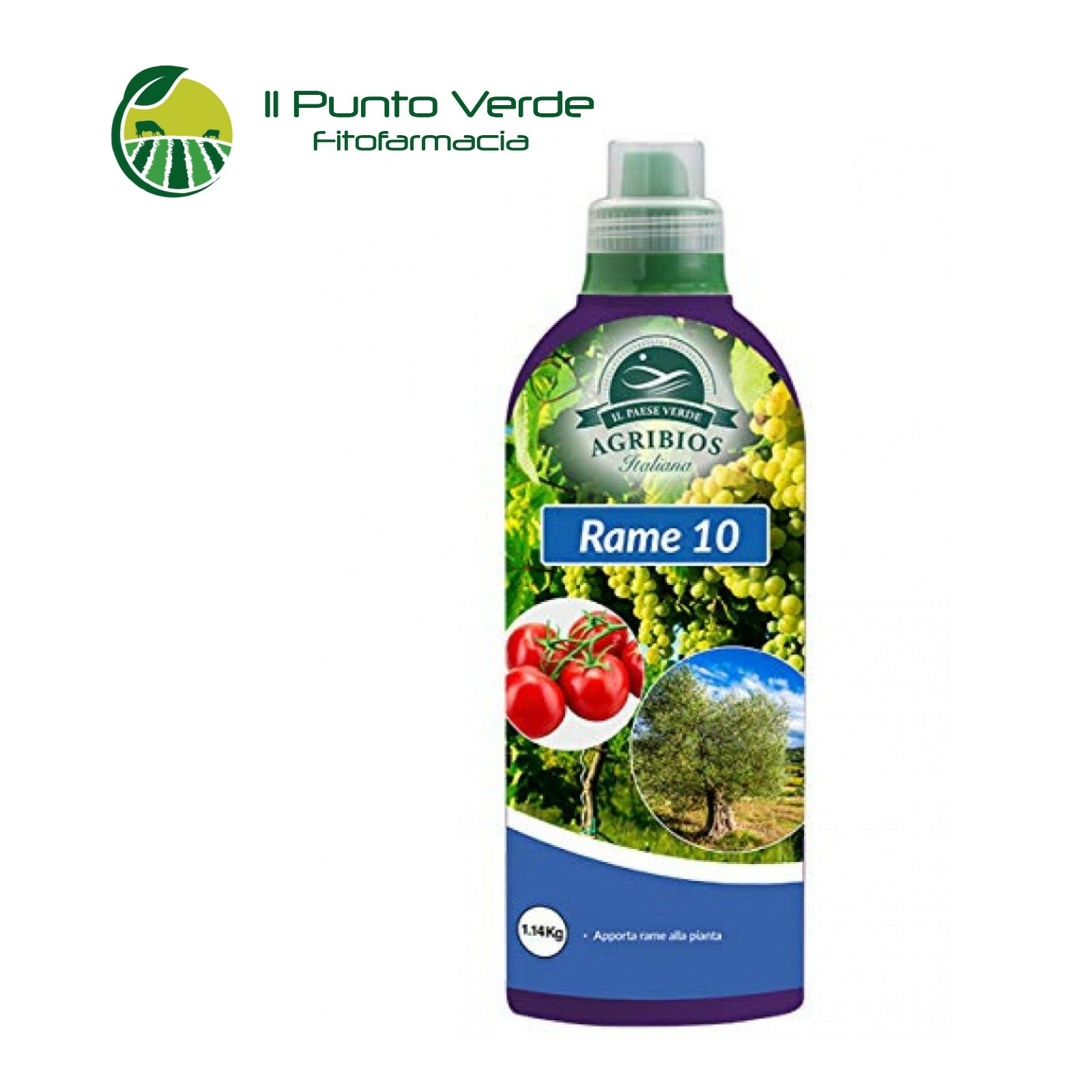 RAME 10 % 1 LT concime liquido BIO con aggiunta BORO e MANGANESE