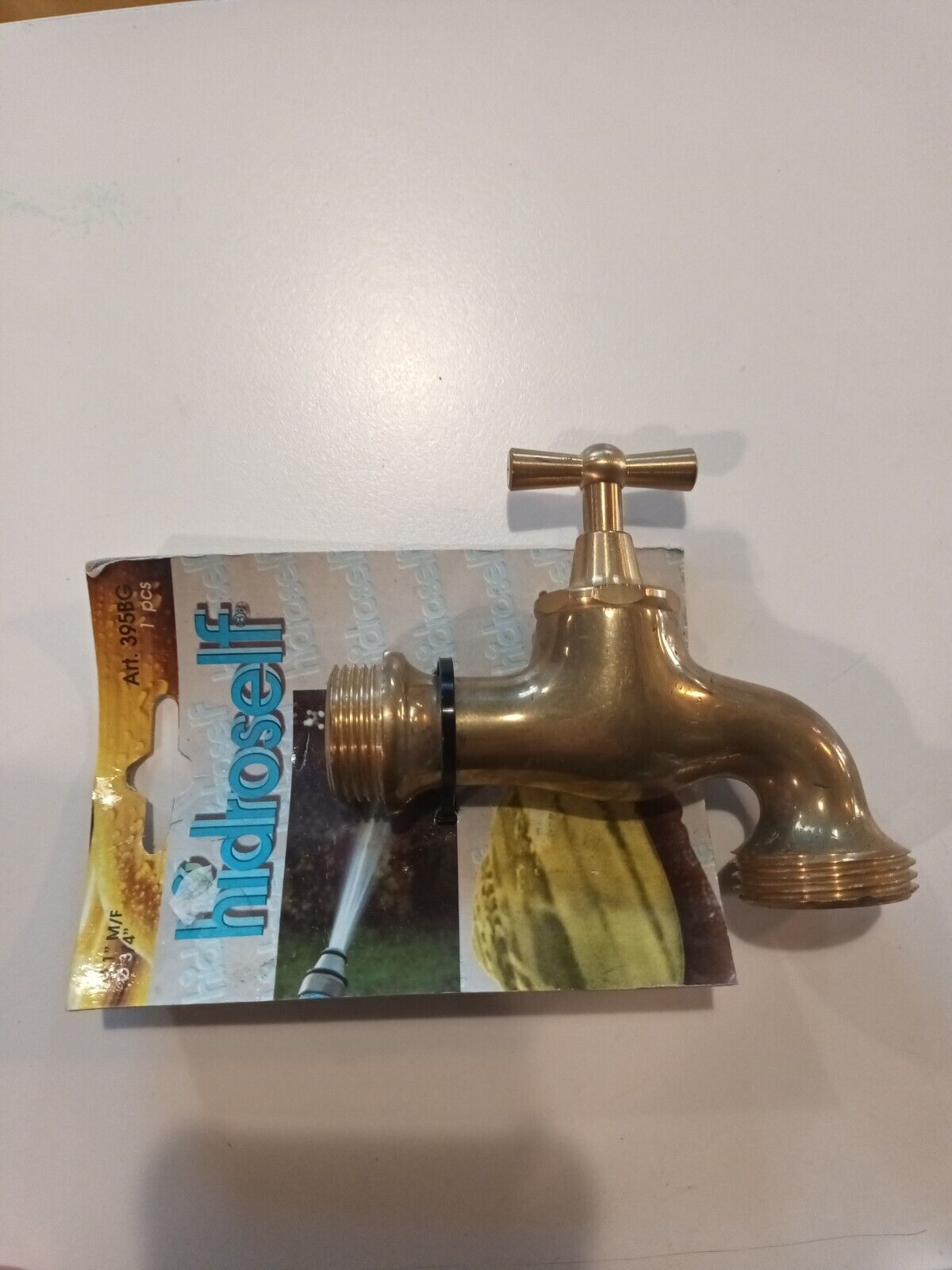 RUBINETTO IN OTTONE HIDROSELF ART. 395BG 3/4 M USCITA 1" M