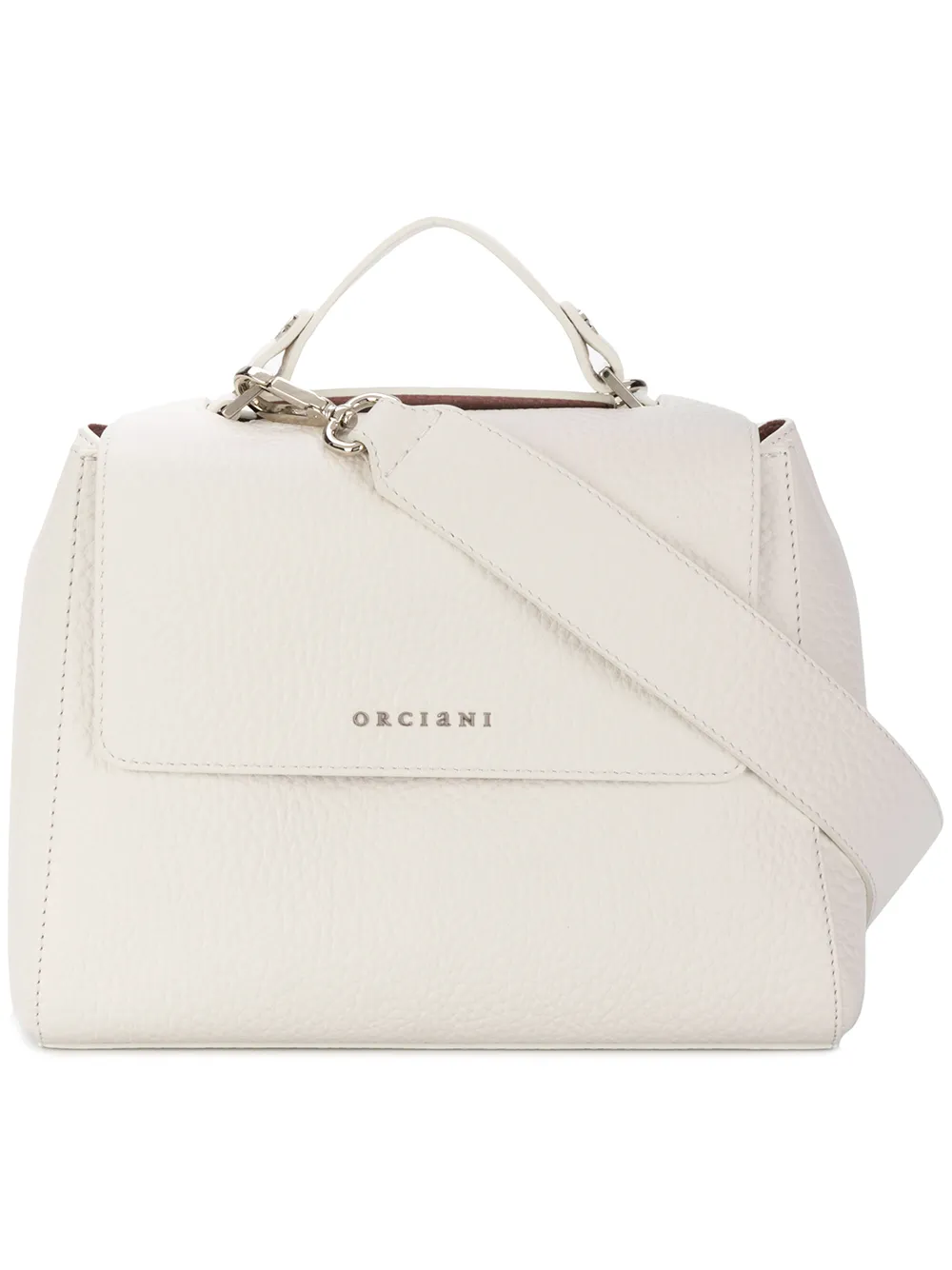 Orciani bozy logo shoulder bag - Bianco