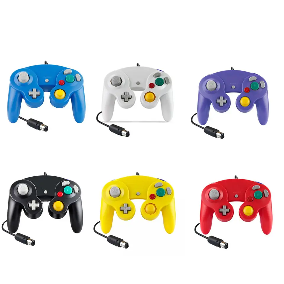 Controller Cablato Classico Per Nintendo Game Cube Ngc Gamepad Joypad Mando Manette Per Wii Windows Pc Mac