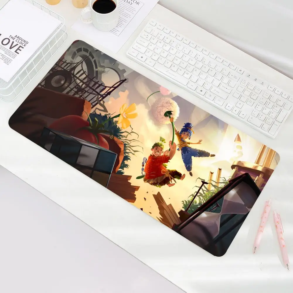 Multiplayer Adventure Game Mouse Pad Non-Slip Rubber Edge Locking Mousepads Game Play Mats Funny It Takes Two For Notebook Pc Computer