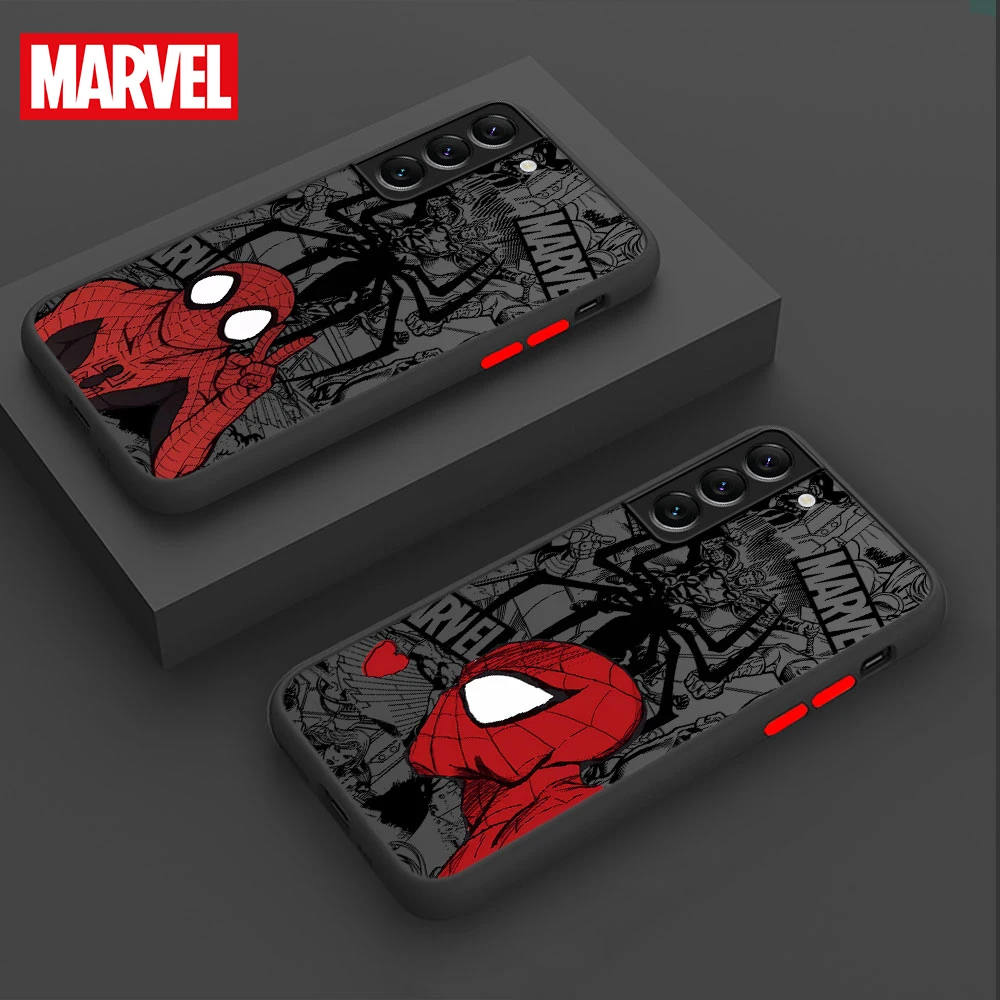 Marvel Fun Spider Man Custodia Per Telefono Per Samsung Galaxy S20 Fe S24 Ultra S21 S10 Lite S22 Plus S23 Ultra S9 S24 Tpu Cover Soft