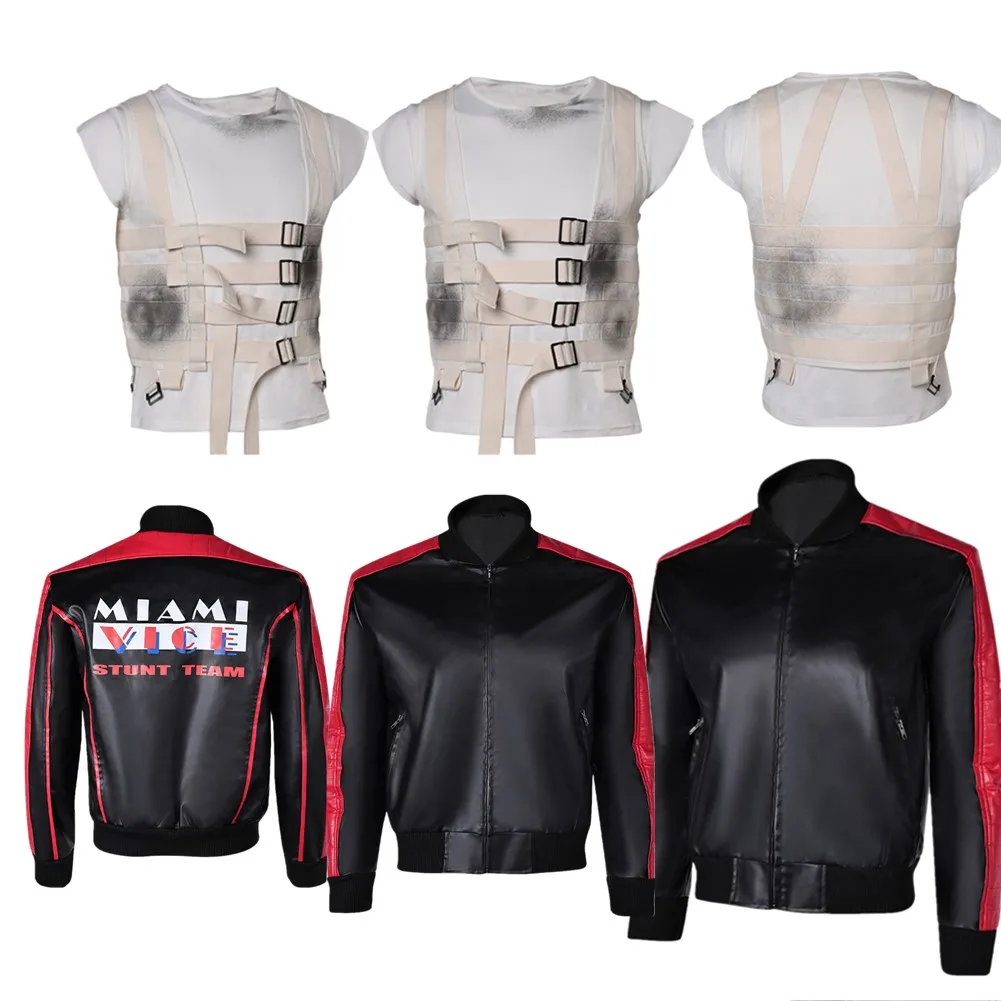 Camicia Maschile Di Halloween Colt Jacket Seavers Cosplay Top Movie The Fall Cos Guy Costume Coat Abbigliamento Quotidiano Abiti Carnival Party Suit