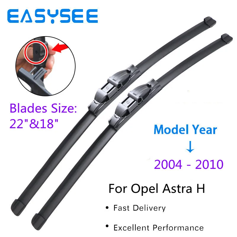 Spazzole Tergicristallo Easysee Per Opel Astra H Hatchback / Estate/Caravan/Sporchech/Gtc/Coupé Dal 2004 Al 2010