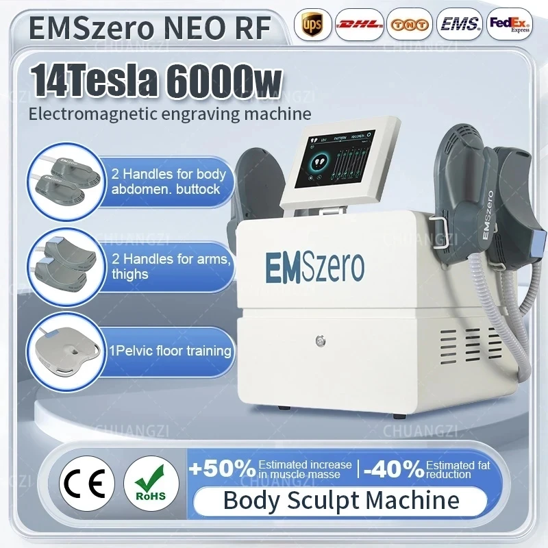 Maquina De Desengrasado Y Petrdida De Peso Emsslim Neo, Almohadilla De Stimulaciion Muscle De Alta Potencia, 2024 W, Novedad De
