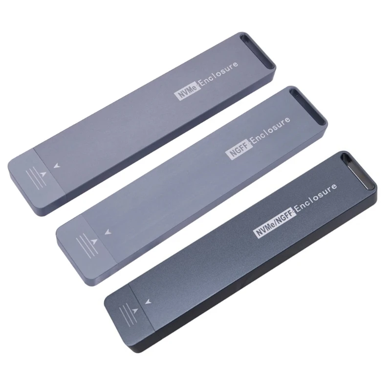 Ngff & Nvme Dual Protocults M2 Ssd Custodie Adattatore Nvme Enclosure. 2 A Type-A 3.1 Adattatore Ssd Per Nvme Ngff M/B-Keys