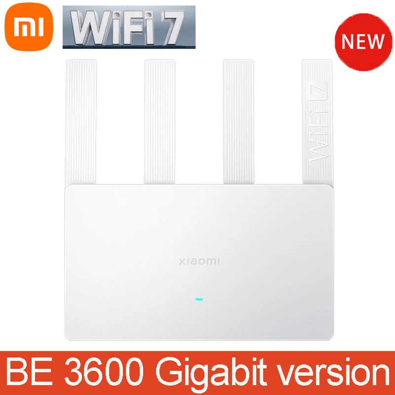 2024 Xiaomi Wifi 7 Router Be3600 Gigabit Versione 2.4/5Ghz Doppie Bande 160Mhz 3570Mbps Mesh Networking Gaming Accelerazione