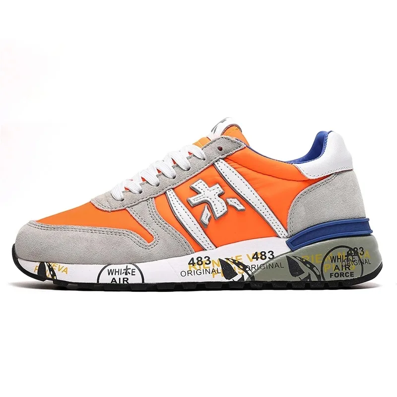 Premiata Luxury Designer Shoes Premiata Runner Donna Sneakers Lander Landeck Mick Tennis Green Midnight Blue Brown Mens Trainer