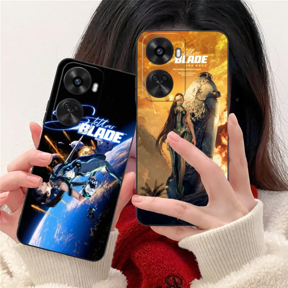 Cool Stellar Blade Mobile Cell Phone Case For Huawei Nova 12 11 10 9 8 7 Pro Se 5G Black Soft Phone Cover Funda