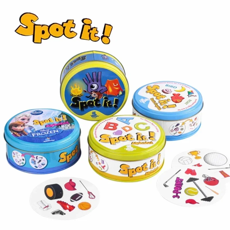 Spot It Jr Dobble Juego Cards Game Pikachu Friends Dc Disney Pixar Sanrio Paw Patrol Party Board Cartoon Kids Regali Educativi