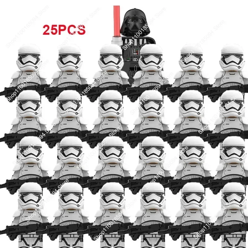 Hot Toys Clone Trooper 25Pcs 501St Wars Clone Legion Xp267 Blocchi Compatibili Darth Vader Bricks Wars Action Figures Mini Toys